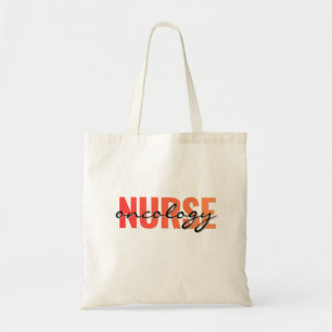 Onkologie-Krankenschwester Moderne Typografie Tragetasche