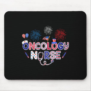 Onkologie Nurse 4. Juli American Nursing Indepe Mousepad