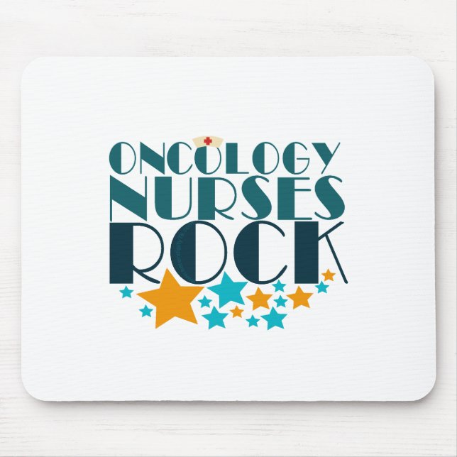 Onkologie Nurses Rock Mousepad (Vorne)