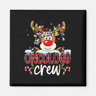 Onkologie-Team Rentier Weihnachts-Spaß Frohe Weihn Magnet