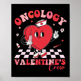 Onkologie Valentine Herzkrebs Krankenpflege Crew L Poster