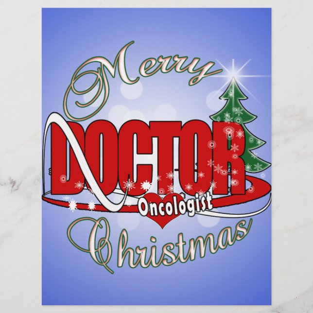 ONKOLOGISTISCHER ARZT MERRY CHRISTMAS (Vorderseite)