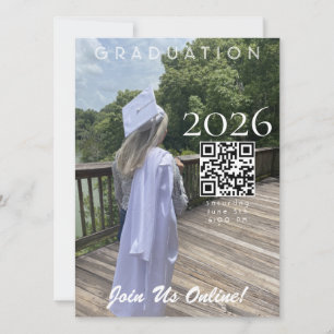 Online-Abschluss-Einladungs-QR-Code 2026 Foto