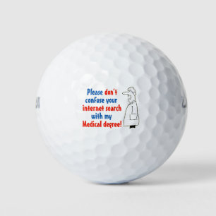 Online-ärztliche Diagnose und ein qualifizierter A Golfball