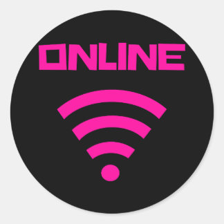 Online-Aufkleber 2024 Runder Aufkleber