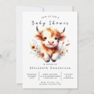 Online-Baby-Dusche für Tiere Einladung