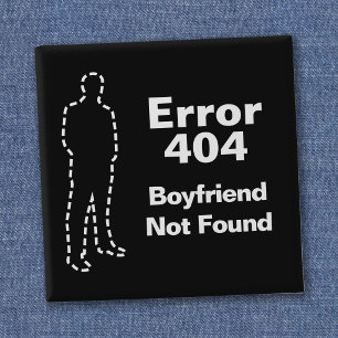 Online Dating - Fehler 404 - Freund nicht gefunden Button