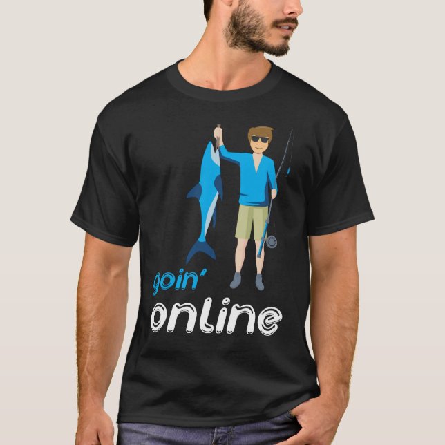 Online-Fun Fishing-T - Shirt (Vorderseite)