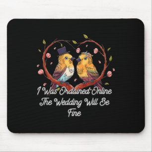 Online-Hochzeit wird gut funktionieren Mousepad