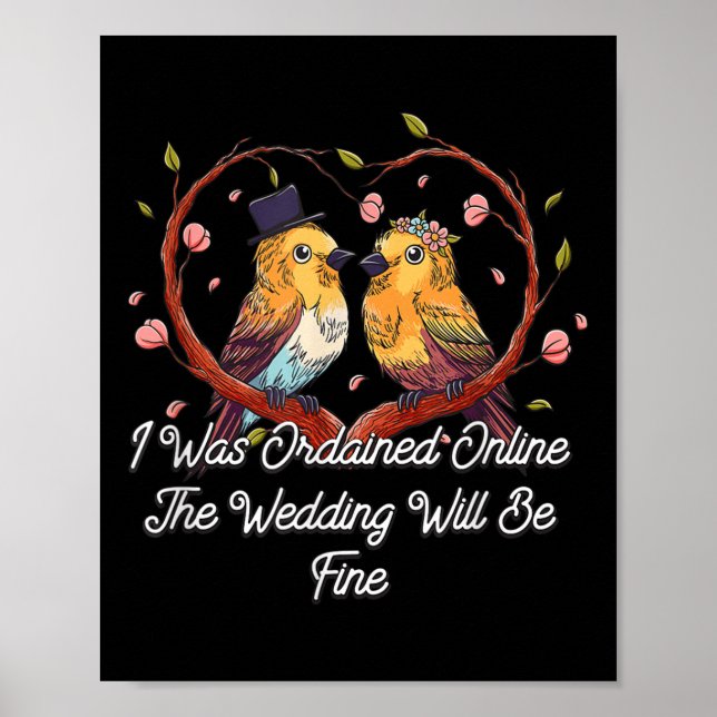 Online-Hochzeit wird gut funktionieren Poster (Vorne)