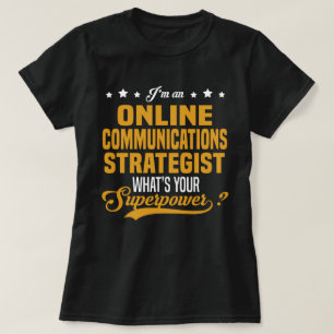 Online-Kommunikationsstrategie T-Shirt