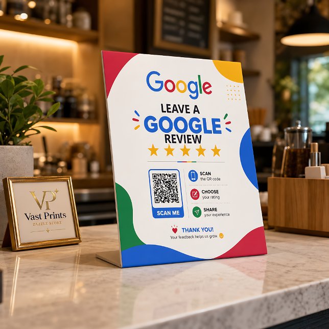 Online-Reputationsmanagement Google QR-Code Schild (Online Reputation Management Google QR Code Sign
)
