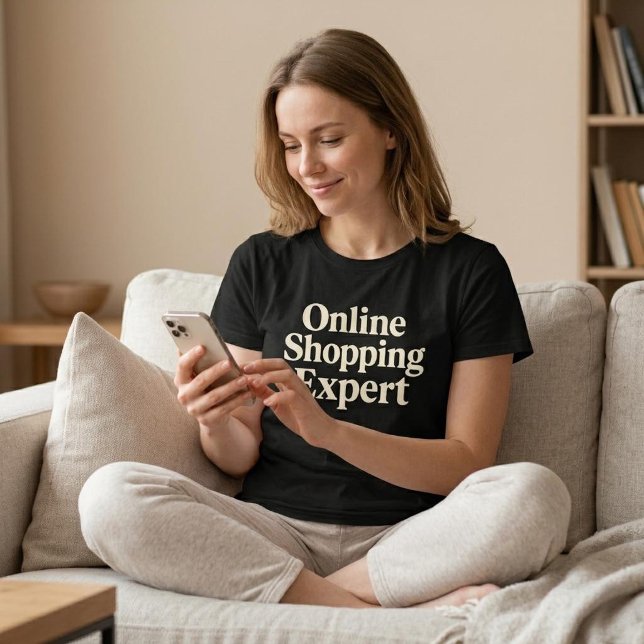 Online-Shopping-Experte T-Shirt (Von Creator hochgeladen)
