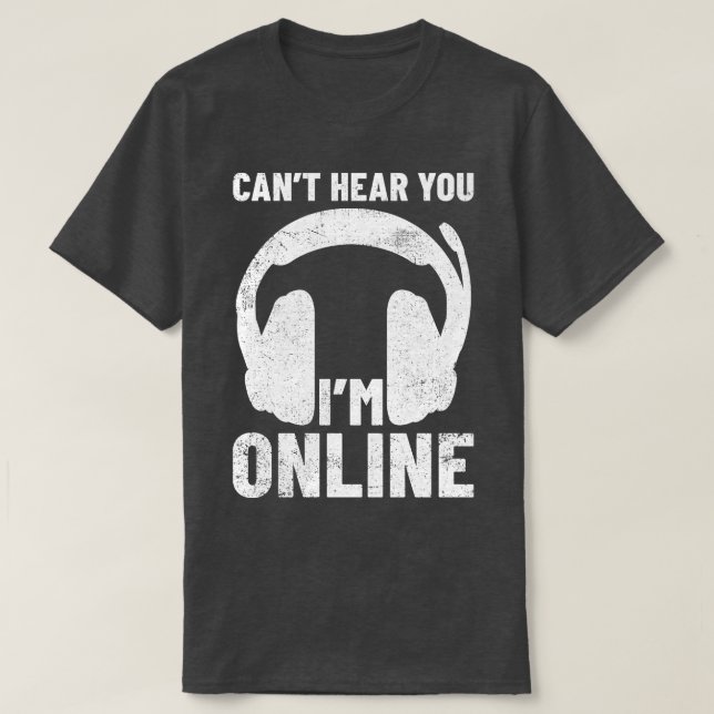 Online Streaming Online Streamer T-Shirt (Design vorne)