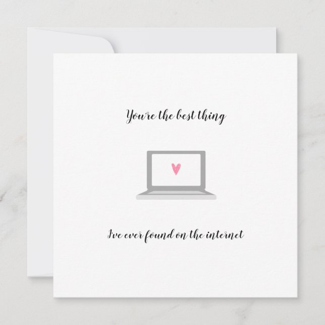 Online verabrede das Beste aus dem Internet Karte (Vorderseite)