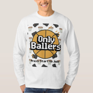 Only Ballers: Das Pixel Sport Langarm-Shirt T-Shirt