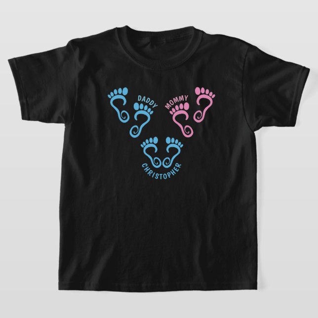 Only Child Son Footprints T-Shirt (Ablage )