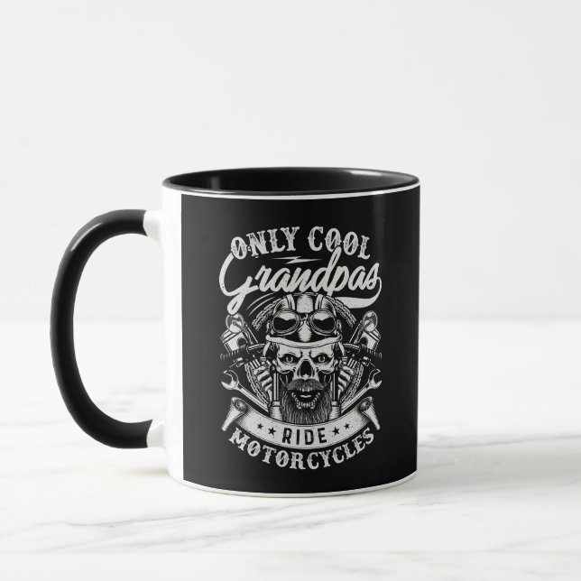 Only Coll Grandpas Ride Motorcycles Mug Tasse (Links)