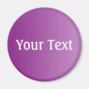 ONLY COLOR gradients plum + your text Magnet