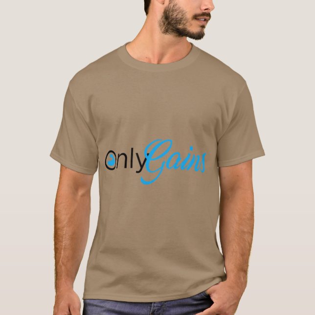 Only gains friends T-Shirt (Vorderseite)