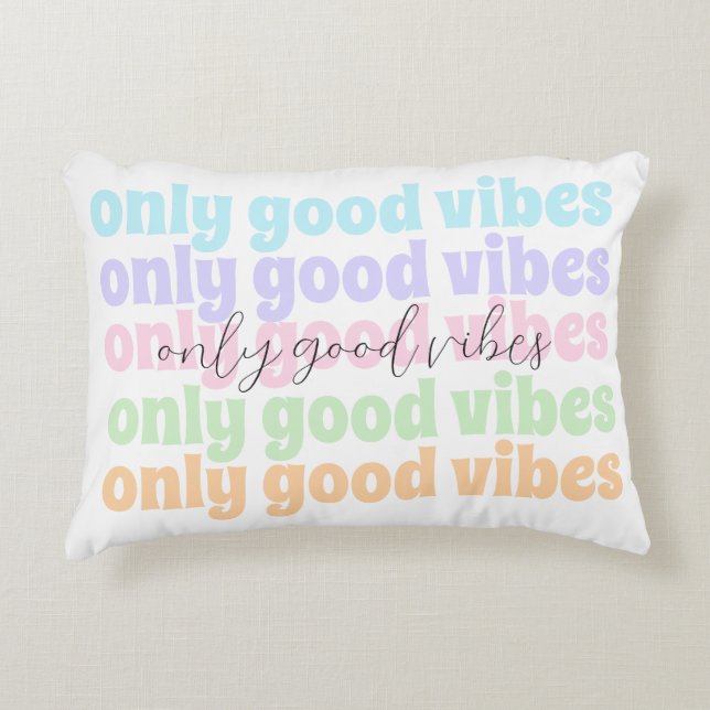 only good vibes dekokissen (Vorderseite)