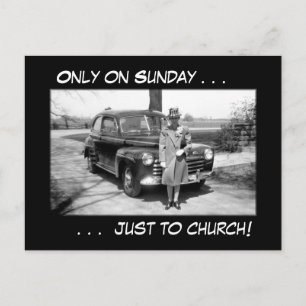 Only on Sunday....... Postkarte