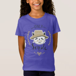 Only Smile Cute Cat T-Shirt