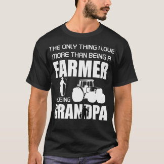 Only Thing I Love More Than Being a Farmer buddha  T-Shirt