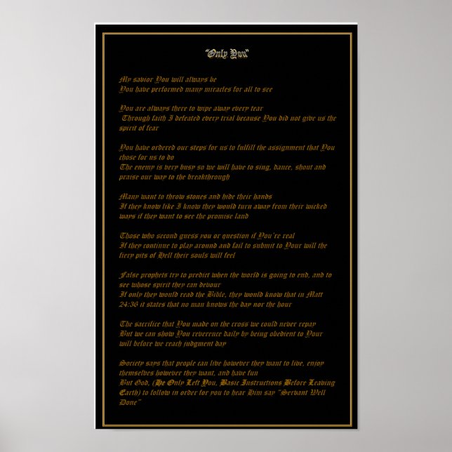 Only You - Poster (Vorne)