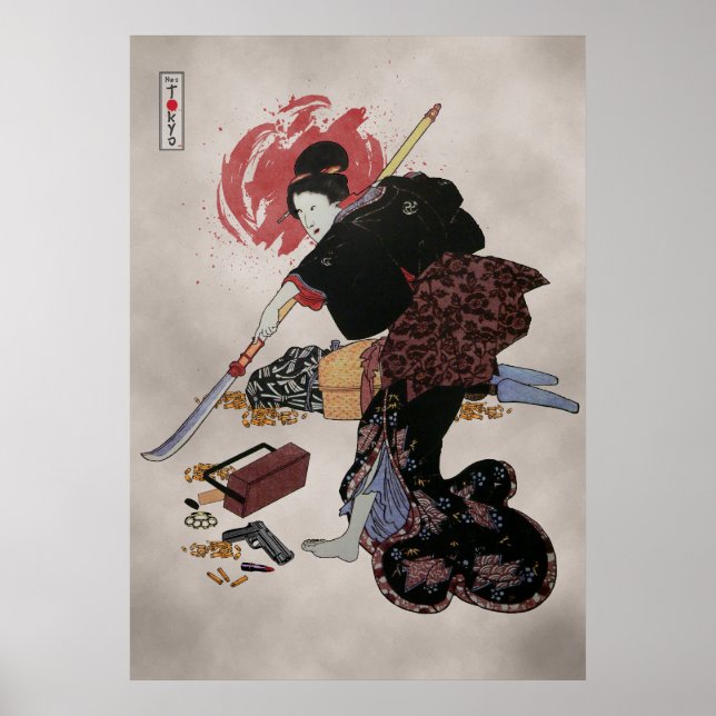 Onna-Bugeisha Ishi-jo Poster (Vorne)