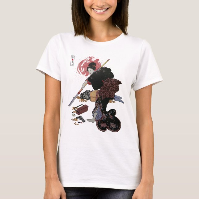 Onna-Bugeisha Ishi-jo T-Shirt (Vorderseite)