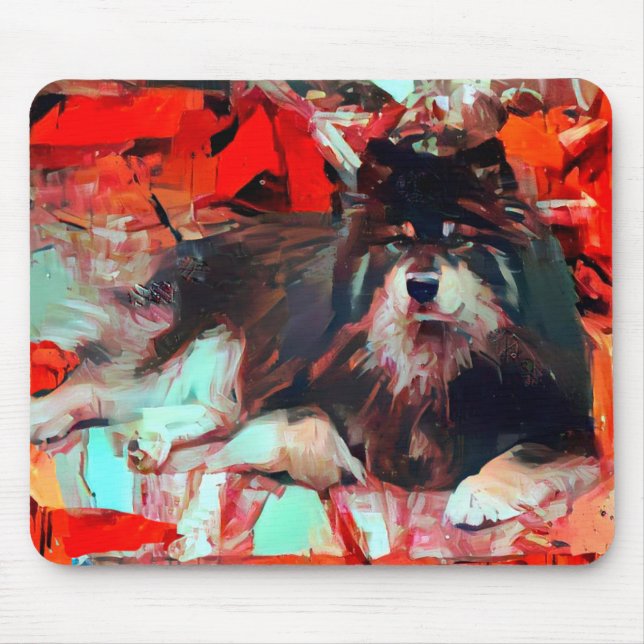 ONNI BEAR - FINNISH LAPPHUND - Mousepad (Vorne)