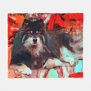ONNI die finnische Lapphund Fleece Decke 3 Größe