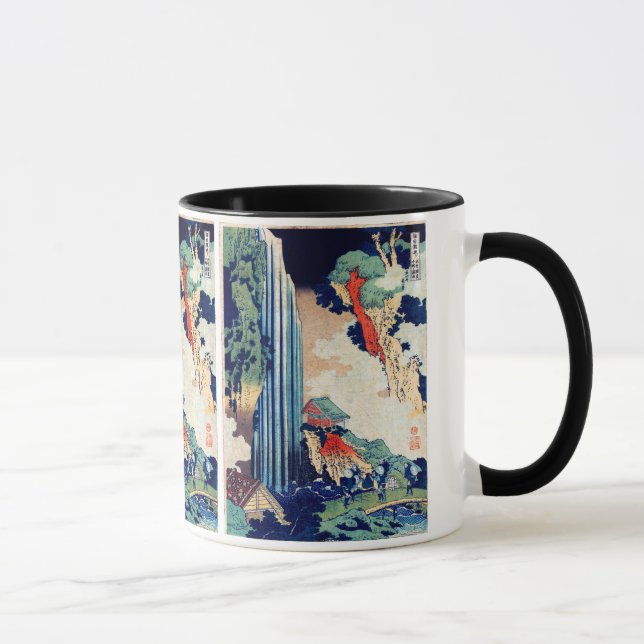 Ono Falls Hokusai Japanisch Fine Art Art Tasse (Rechts)