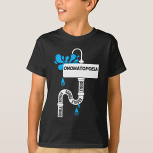 Onomatopoeia kreative Schrift oder Poesie T-Shirt