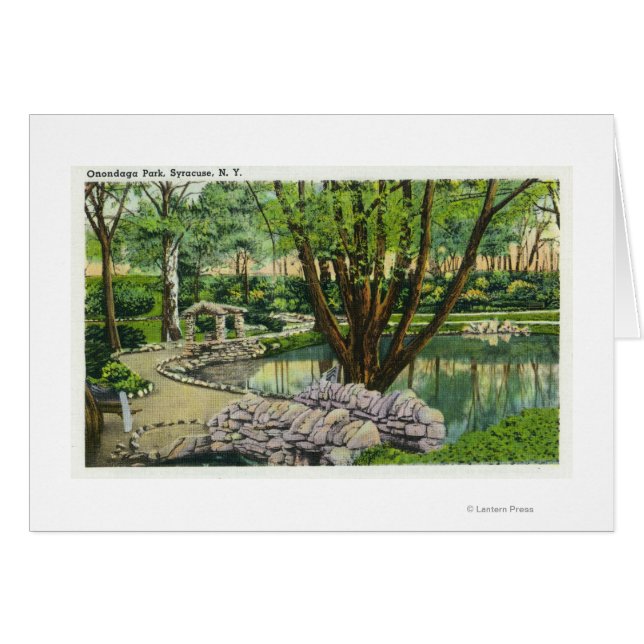Onondaga Park Scene (Vorderseite (Horizontal))
