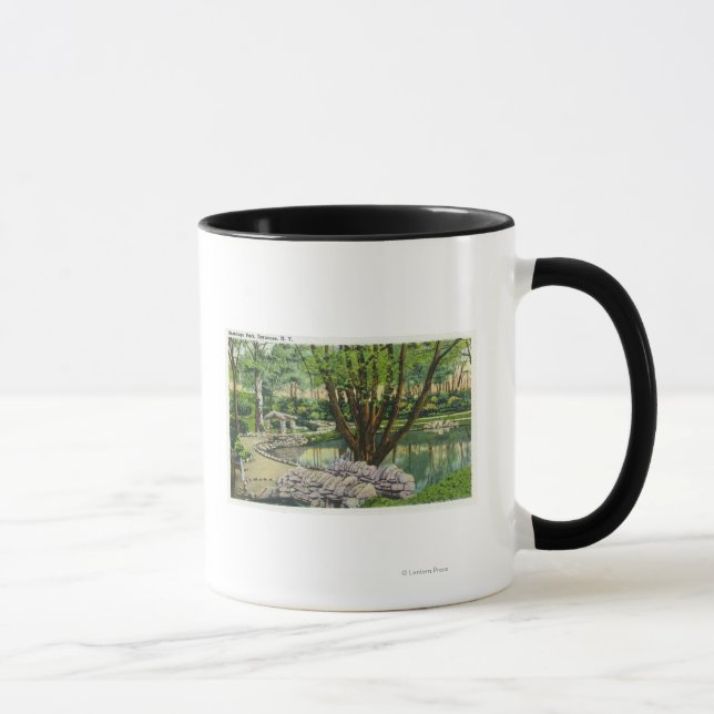 Onondaga Park Scene Tasse (Rechts)