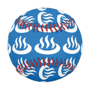 Onsen ♨ Hot Spring 温 japanisches Zeichen Baseball