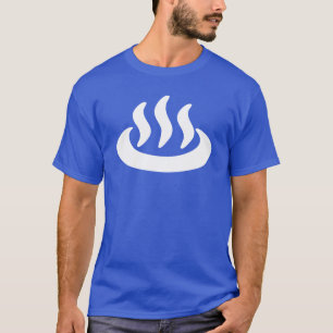 Onsen ♨ Hot Spring 温 japanisches Zeichen T-Shirt