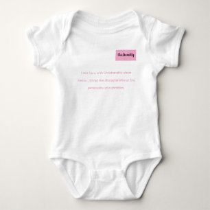 Onsie mit definierter Christianality Baby Strampler