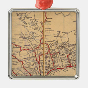 Ontario 3 silbernes ornament