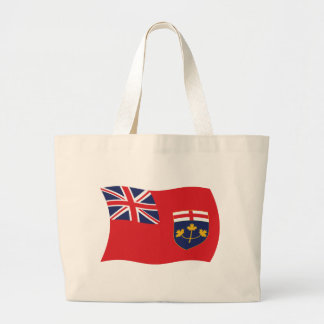 Ontario Flag Tote Bag Jumbo Stoffbeutel