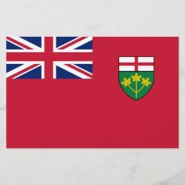 Ontario-Flagge Briefpapier