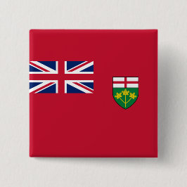 Ontario-Flagge Button