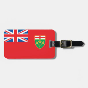 Ontario-Flagge Gepäckanhänger