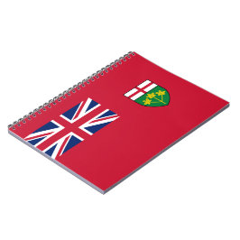 Ontario-Flagge Notizblock