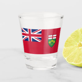 Ontario-Flagge Schnapsglas