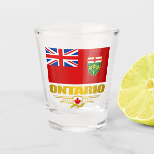 Ontario-Flagge Schnapsglas