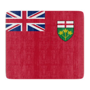 Ontario-Flagge Schneidebrett