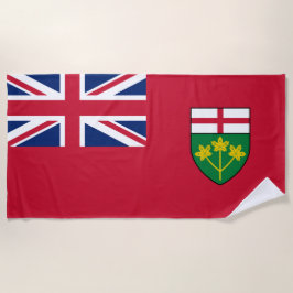 Ontario-Flagge Strandtuch